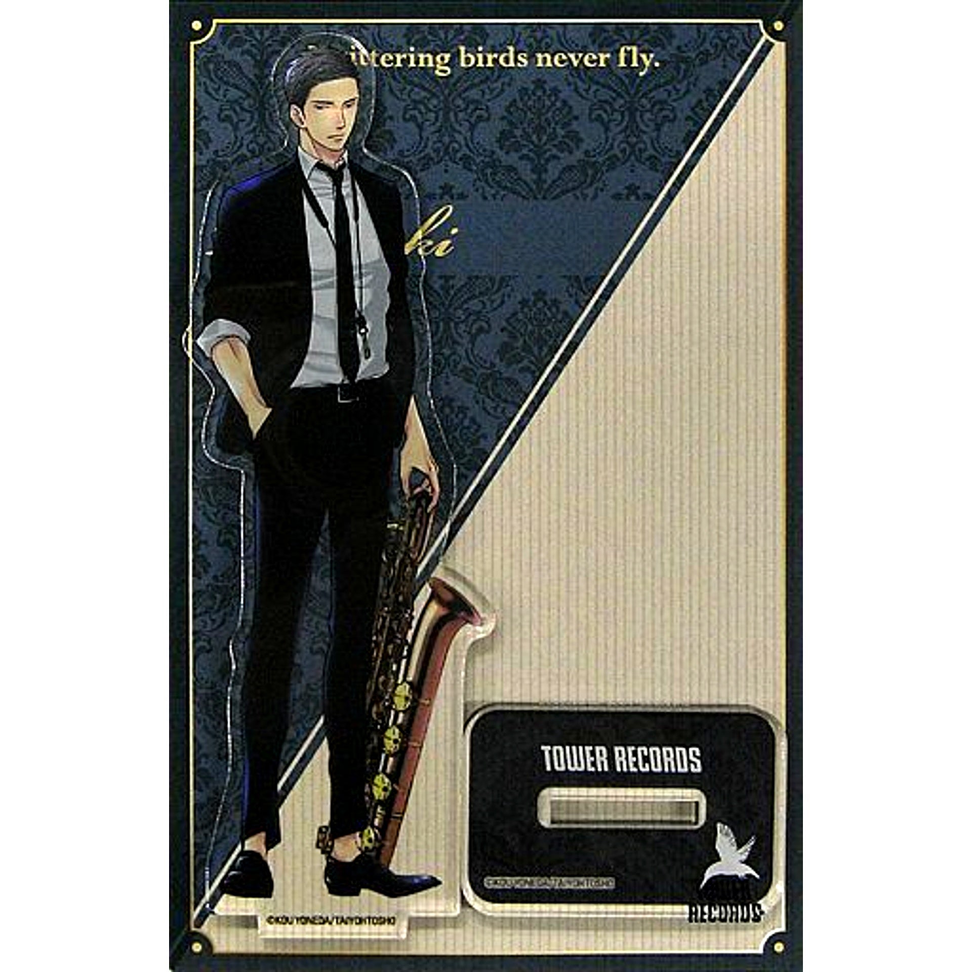 Chikara Doumeki Acrylic Stand Twittering Birds Never Fly x TOWER RECORDS POP UP SHOP [USED]