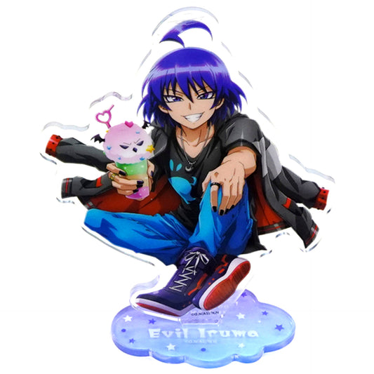 Evil Iruma Gimel Prize Acrylic Stand Hikokuji Welcome to Demon School! Iruma-kun Fluffy Devil [USED]