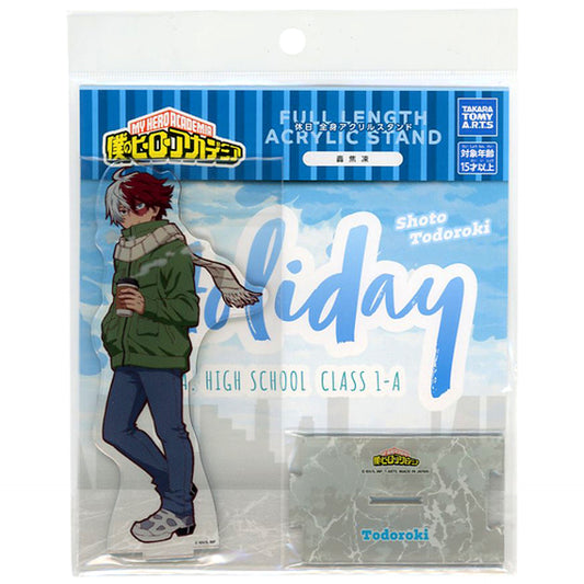 My Hero Academia Shoto Todoroki Full Body Acrylic Stand Holiday animate Limited Acrylic Stands [USED]