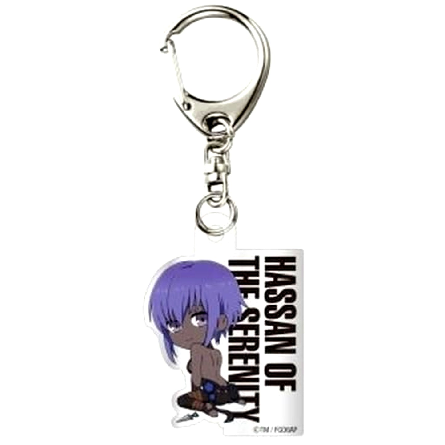 Fate/Grand Order The Sacred Round Table Realm Camelot Hassan of Serenity Trading Acrylic Keychain [USED]