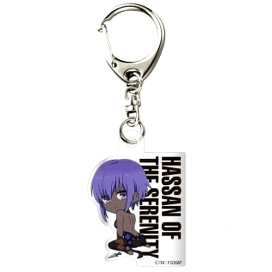 Fate/Grand Order The Sacred Round Table Realm Camelot Hassan of Serenity Trading Acrylic Keychain [USED]