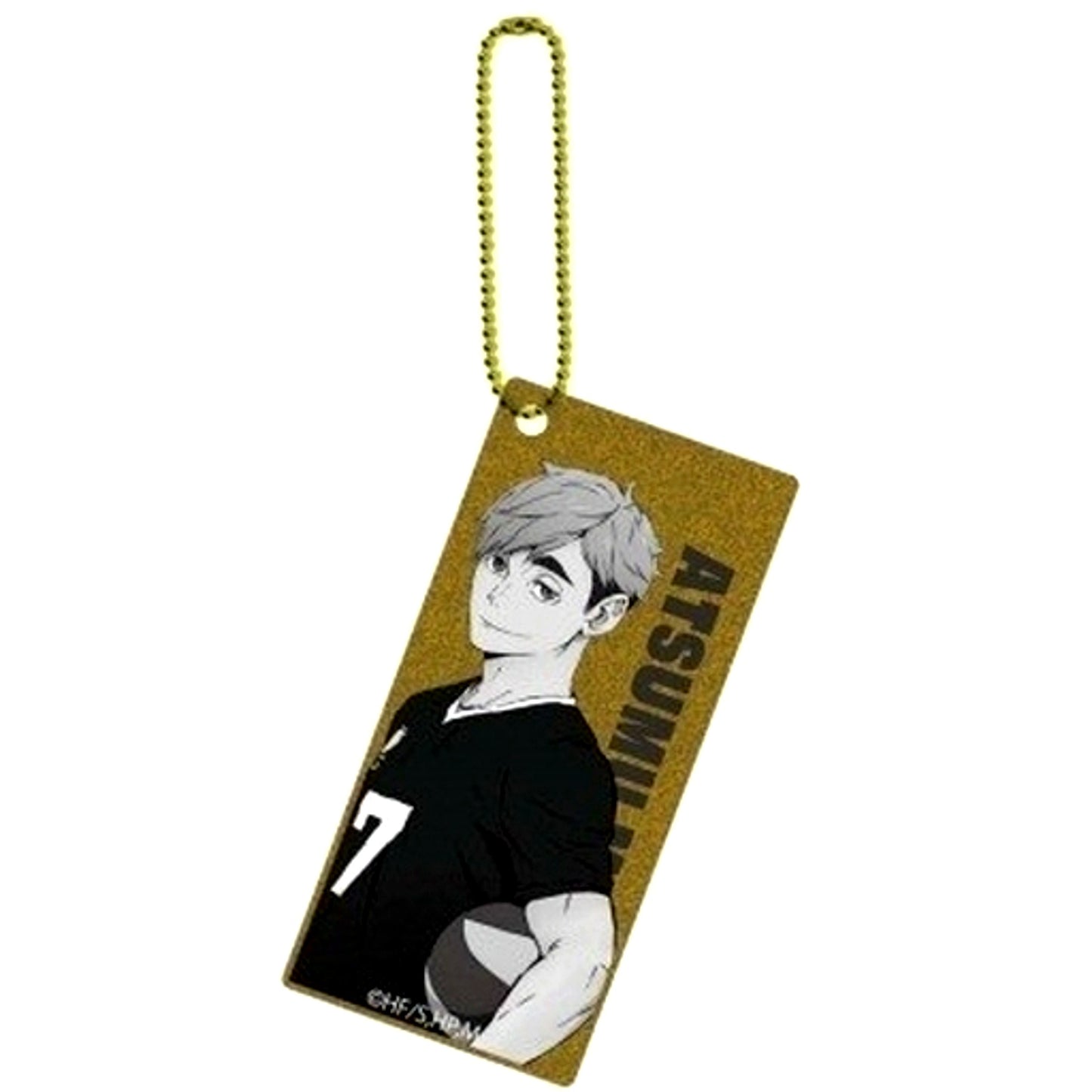 Atsumu Miya Haikyu!! Trading Metallic Acrylic Keychain [USED]