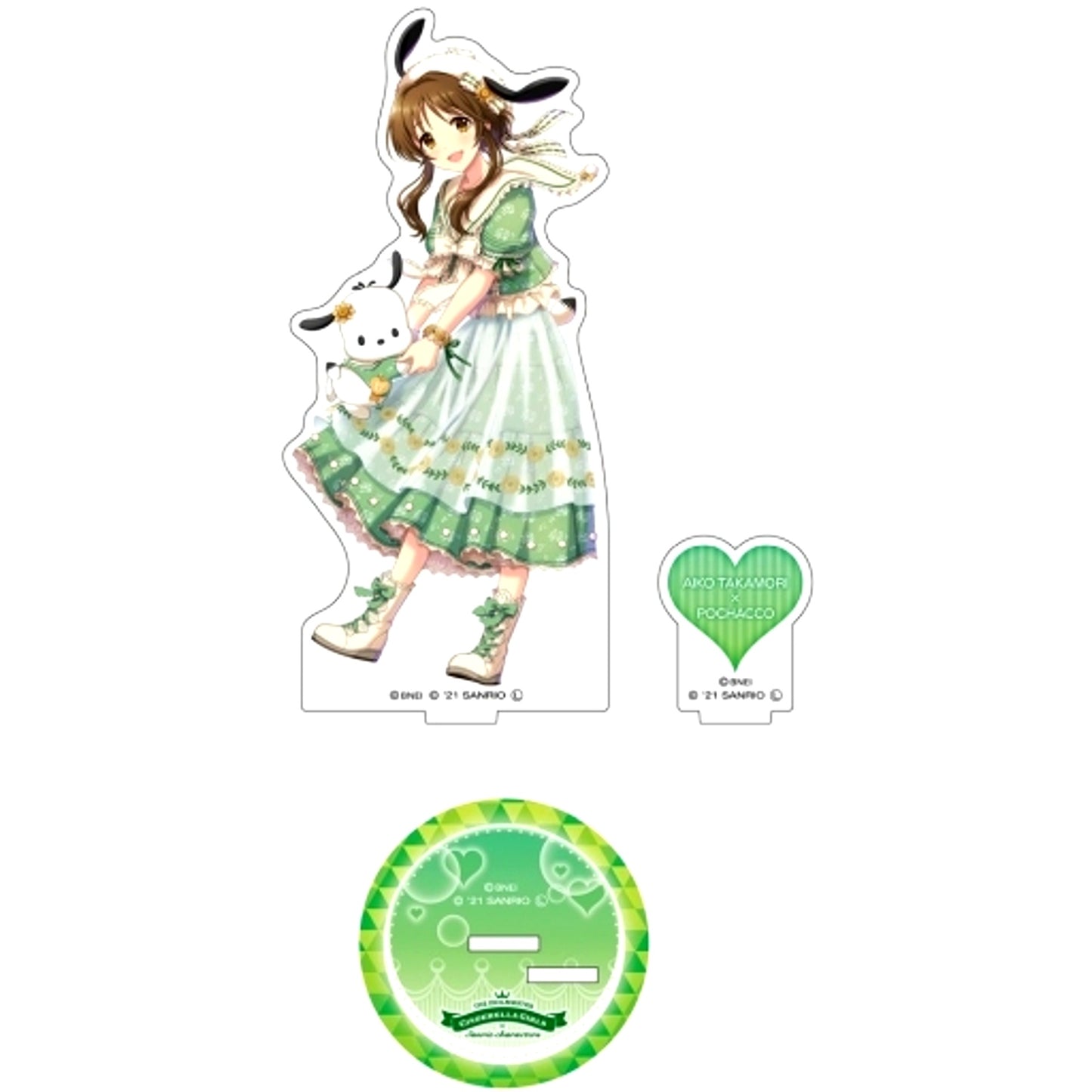 Aiko Takamori Pochacco THE IDOLM@STER CINDERELLA GIRLS Acrylic Stand Sanrio Characters [USED]