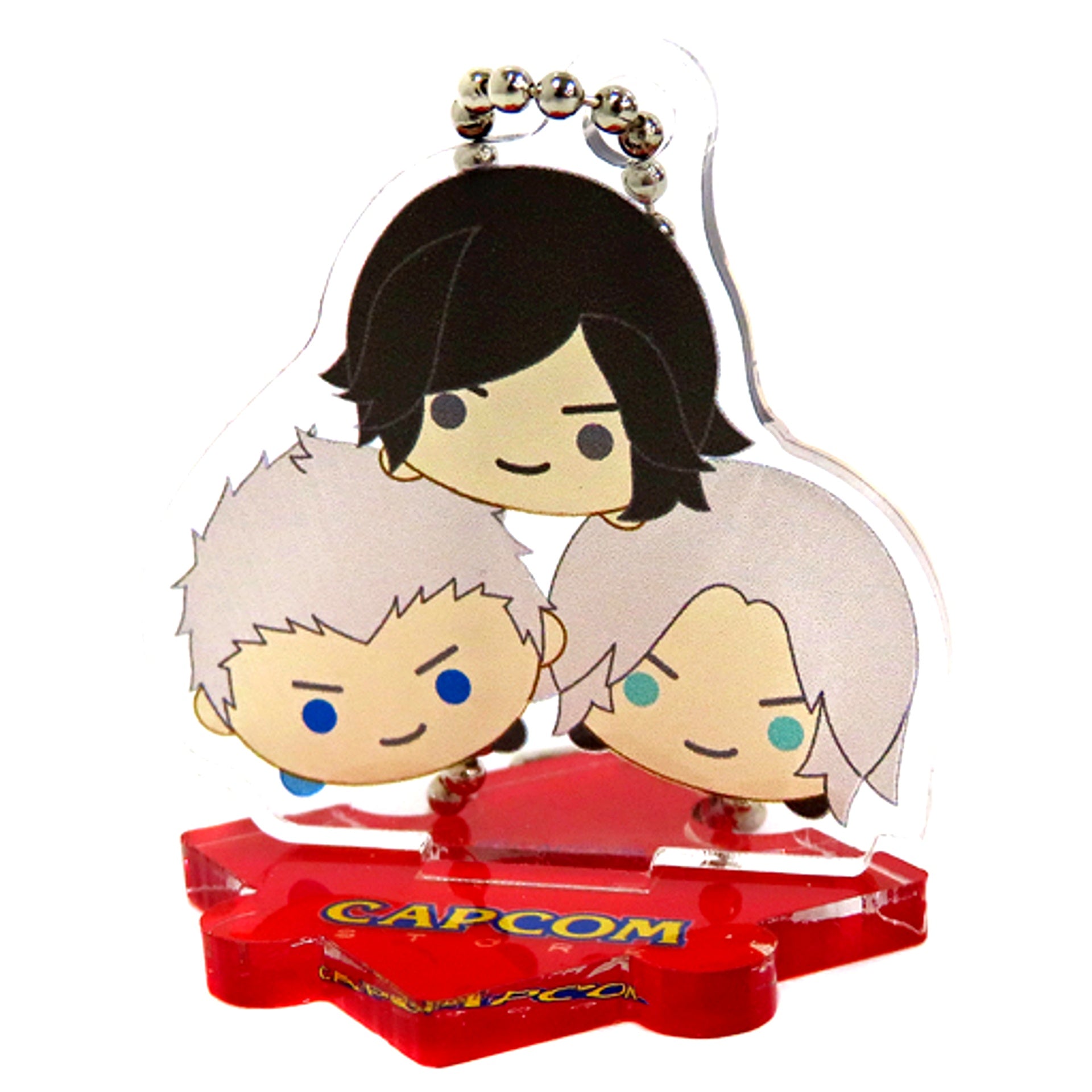 Group Devil May Cry 5 Capcoron Trading Acrylic Stand Keychain CAPCOM STORE TOKYO Limited [USED]