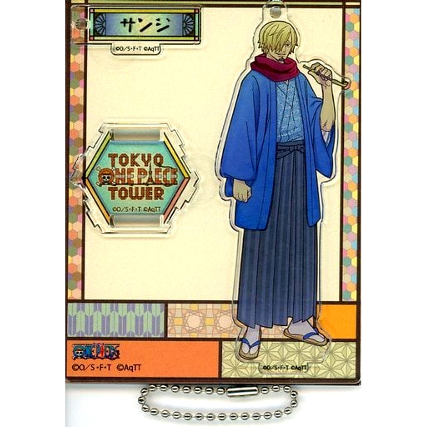 Sanji One Piece 5th Anniversary Acrylic Stand Charm Tokyo One Piece Tower Limited [USED]