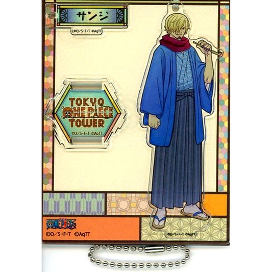 Sanji One Piece 5th Anniversary Acrylic Stand Charm Tokyo One Piece Tower Limited [USED]