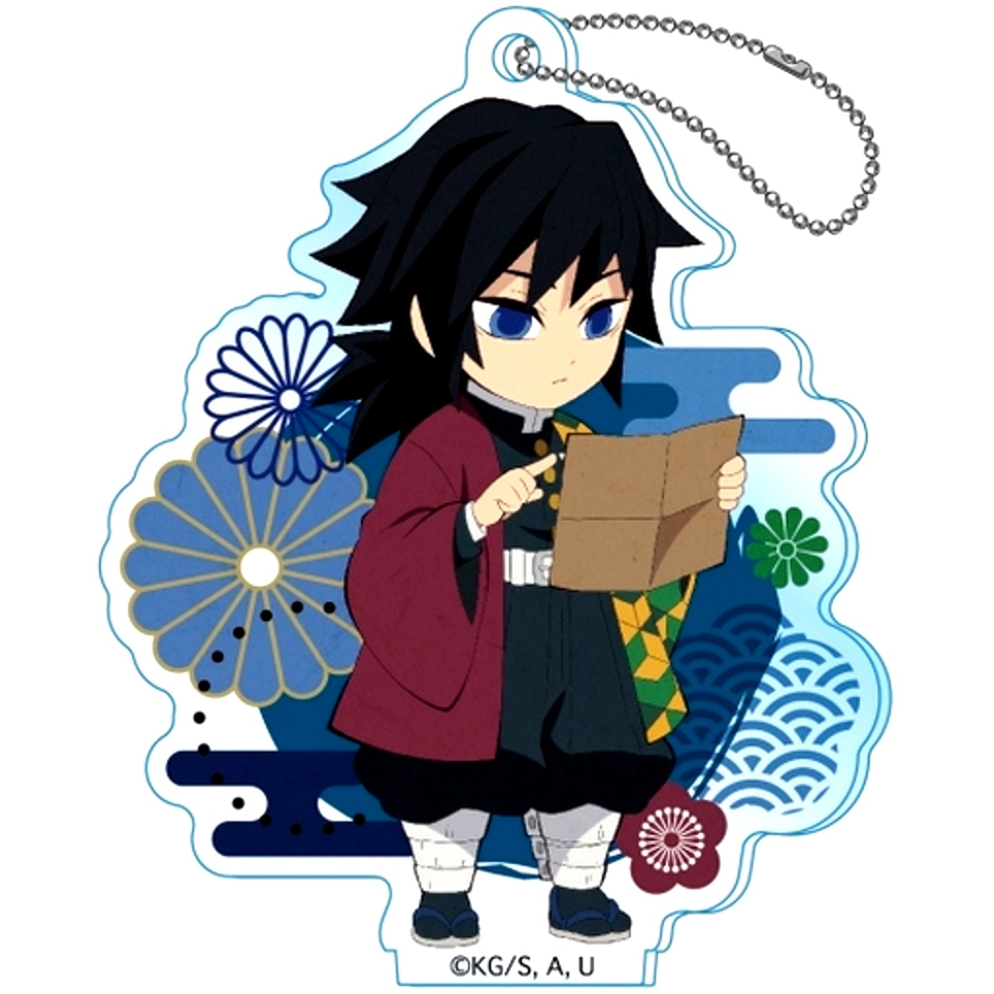 Giyu Tomioka Demon Slayer: Kimetsu no Yaiba Kaido Aruki Series Acrylic Keychain Vol. 1 [USED]