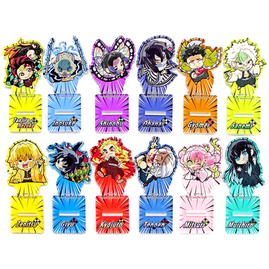 Set of 12 Demon Slayer Pita! Defome Acrylic Stand 5 [USED]