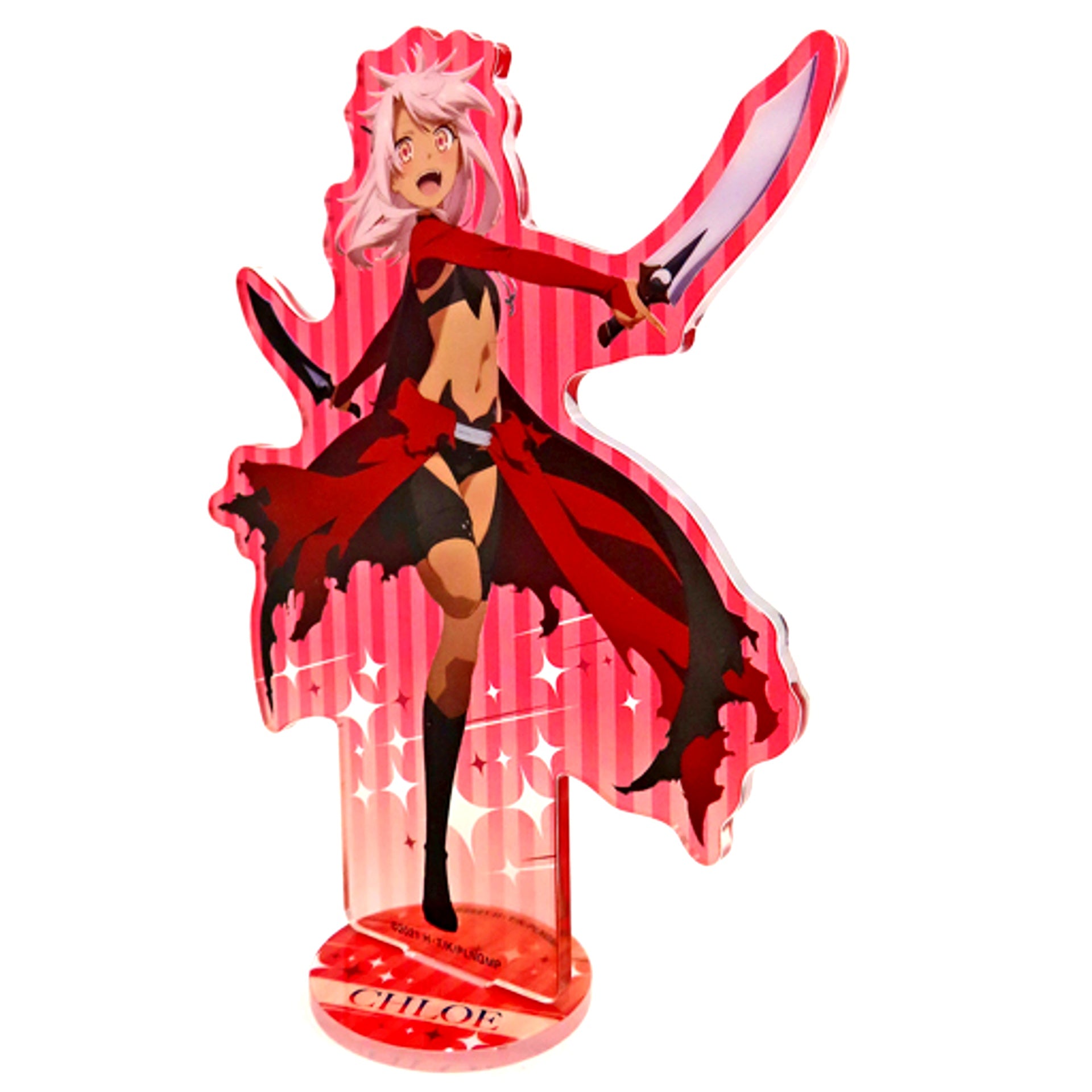 Chloe von Einzbern Character Intro Standing Picture Fate/kaleid liner Prisma Illya Licht Nameless Girl Movie Trading Acrylic Stand Figure Movie Goods [USED]