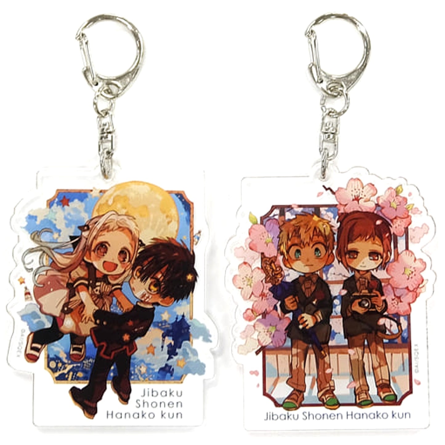 Toilet Bound Hanako kun Hanako-kun & Others Set of 2 Acrylic Keychain Comic Volume 15 Special Edition Bundled Bonus Keychains [USED]