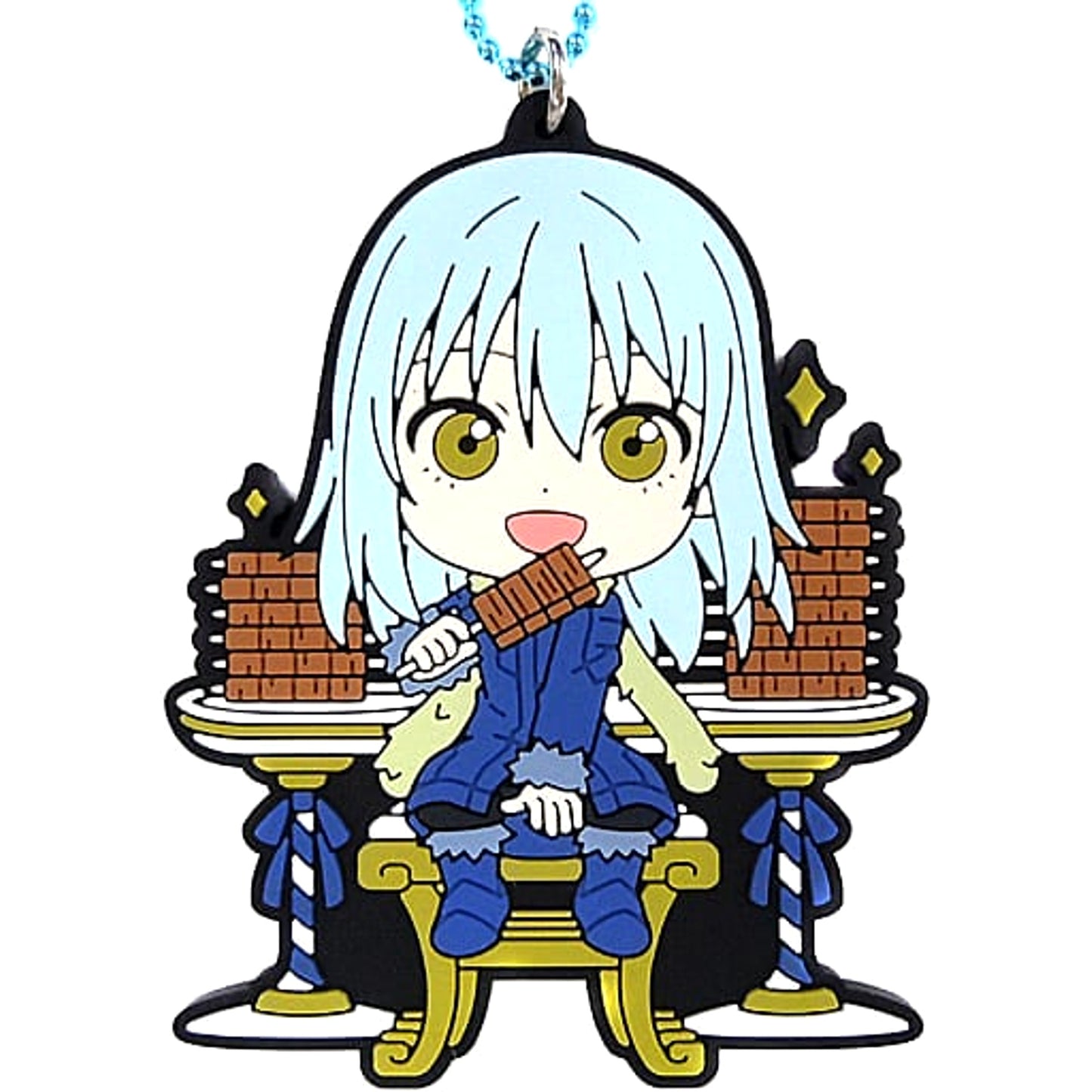 That Time I Got Reincarnated as a Slime Rimuru Normal Ichiban Kuji I Became A Demon Lord Rubber Charm Kyunchara Illustrations Prize J [USED]