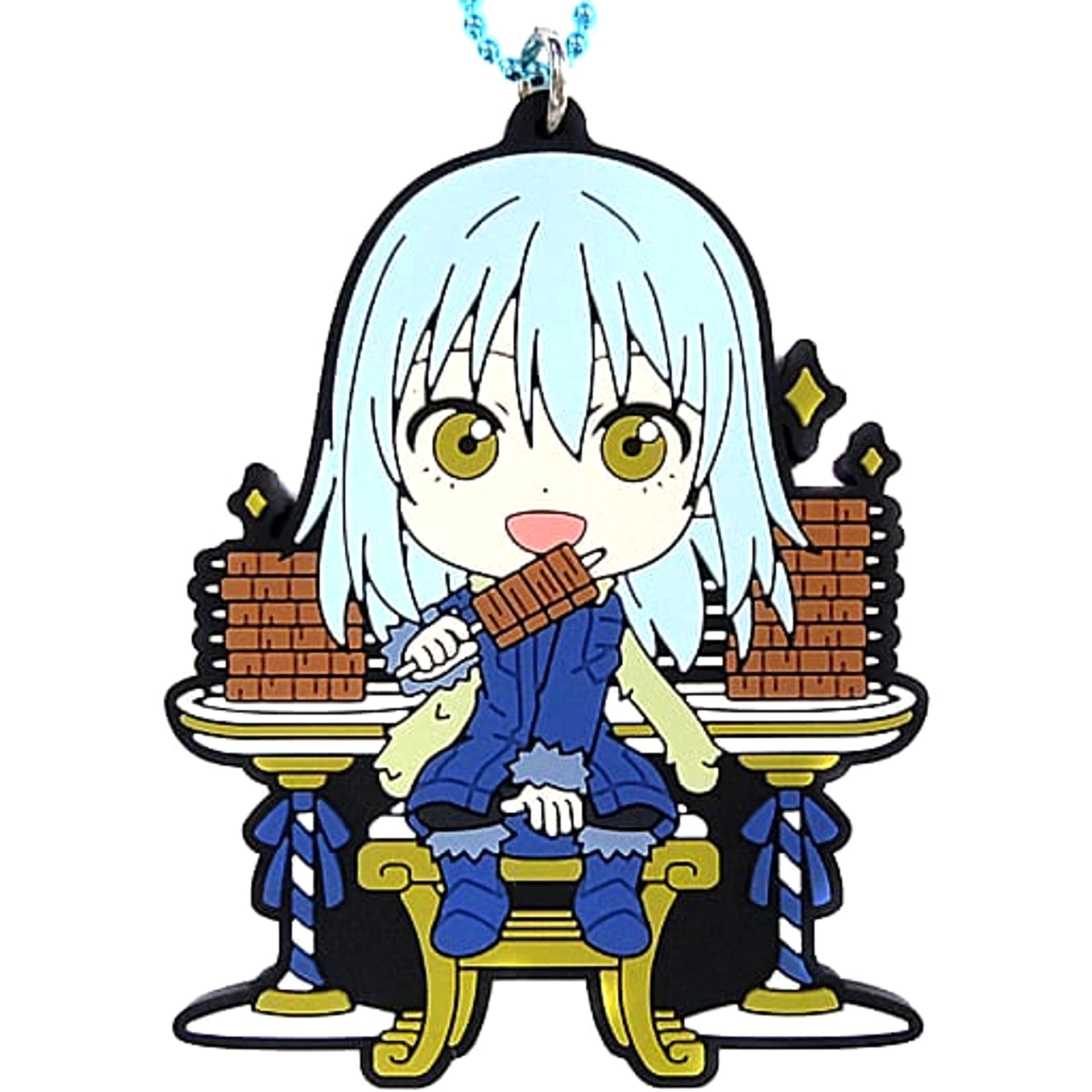 That Time I Got Reincarnated as a Slime Rimuru Normal Ichiban Kuji I Became A Demon Lord Rubber Charm Kyunchara Illustrations Prize J [USED]