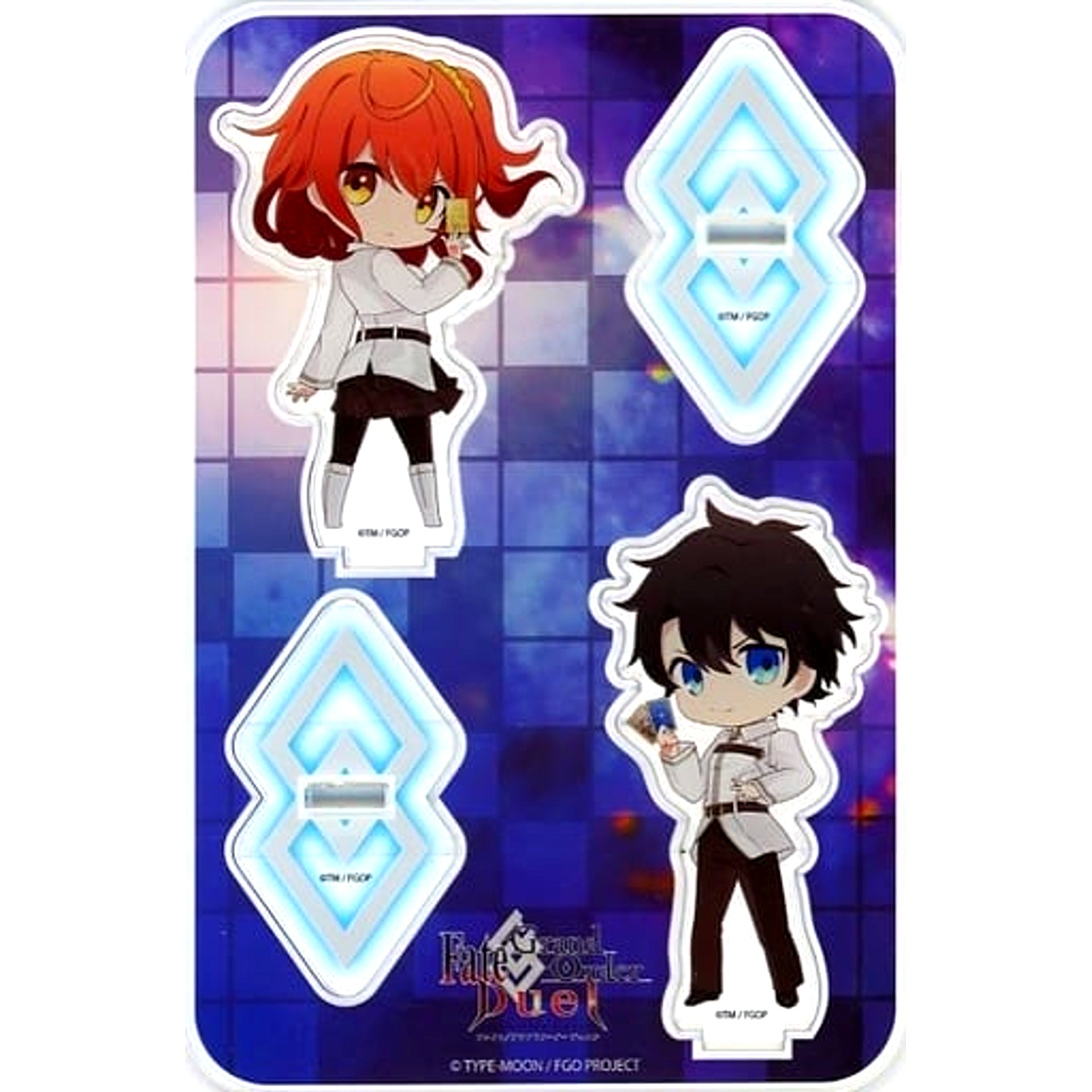 Protagonist Master Male&Female Fate/Grand Order SD Acrylic Stand Set Duel Collection Figure Vol.3 ANIPLEX+BOX Bonus [USED]
