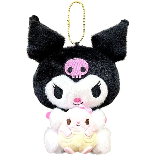 Sanrio Characters Kuromi Pair Mascot Keychains [USED]