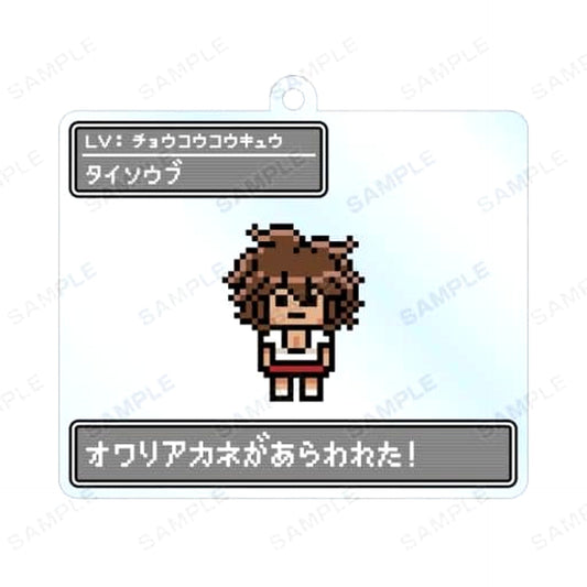 Akane Owari Danganronpa 1-2 Reload Trading Dot Picture Motif Acrylic Keychain Ver.C [USED]