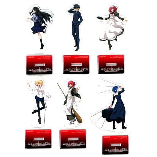 Group Single Item Melty Blood Type Lumina Rakuten Books Limited Bonus Included Original Acrylic Stand Set of 6 [USED]