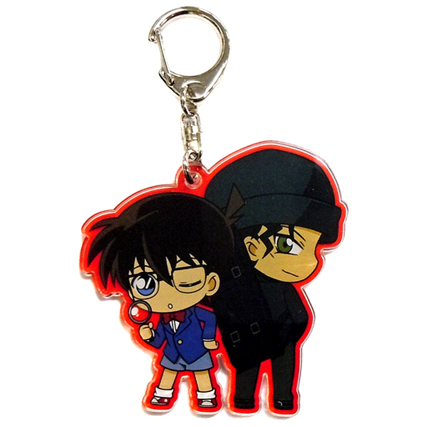 Conan Edogawa & Shuichi Akai Real Escape Game x Detective Conan The Scarlet Investigation Network Acrylic Keychain [USED]