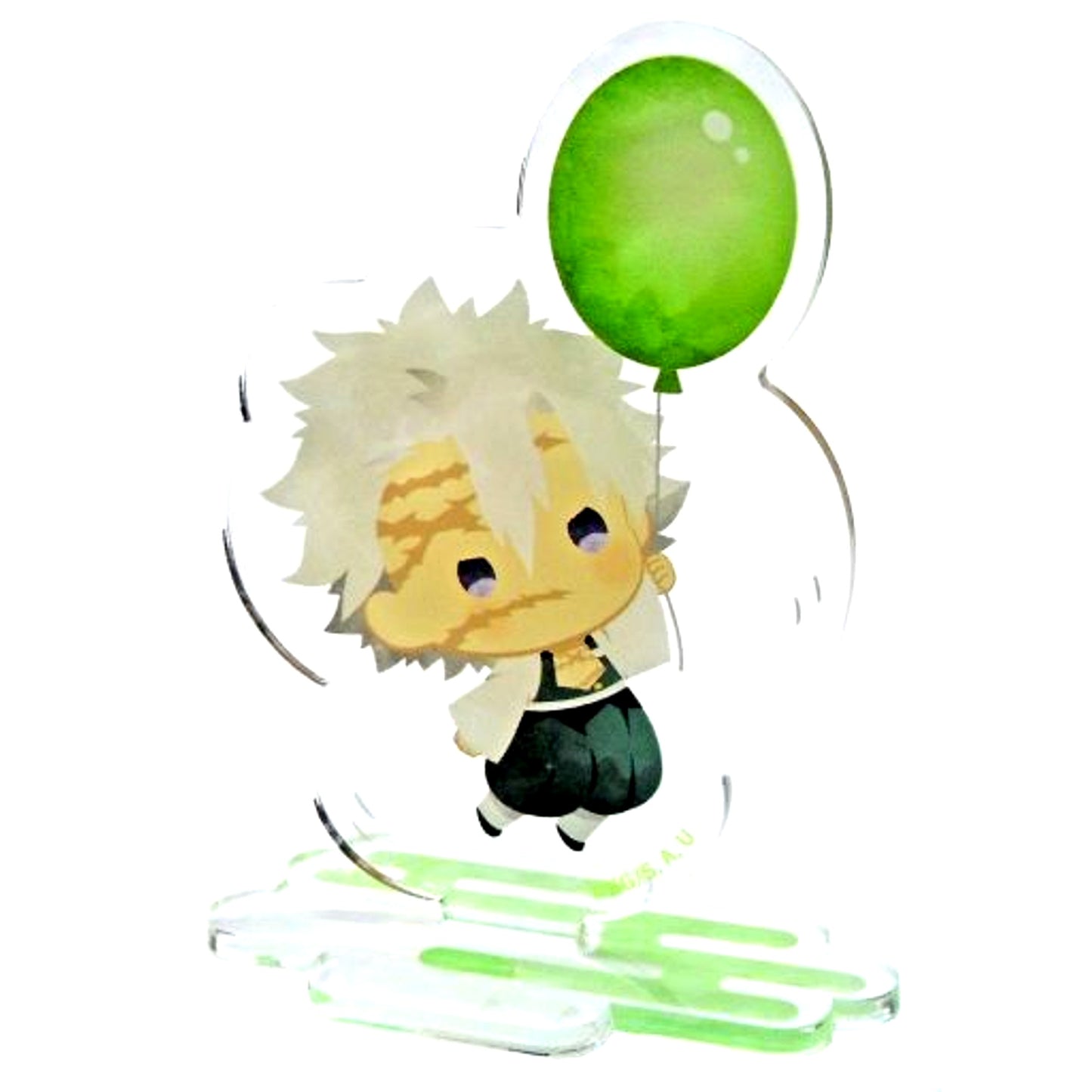 Sanemi Shinazugawa Demon Slayer Kimetsu no Yaiba Balloon ver. Yurafuwa Acrylic Mascot [USED]