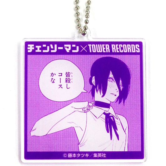 Reze Chainsaw Man Manga Exhibition in Tower Records Famous Scene Acrylic Keychain [USED]