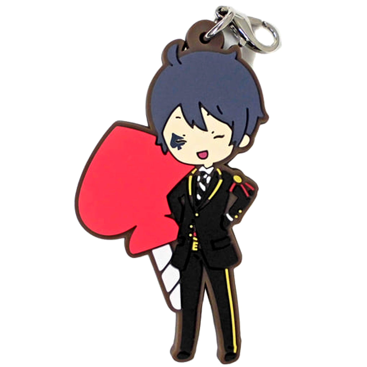 Disney: Twisted-Wonderland Deuce Spade Ichiban Kuji Part 4 Rubber Charm Sugar Pouch Prize I Charm [USED]
