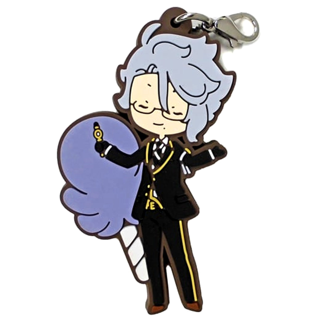 Disney: Twisted-Wonderland Azul Ashengrotto Ichiban Kuji Part 4 Rubber Charm Sugar Pouch Prize I Charm [USED]