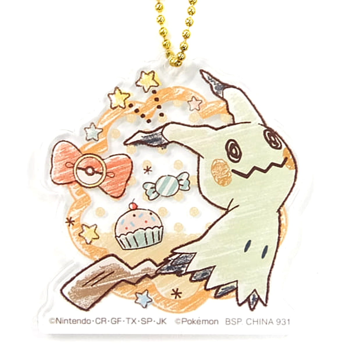 Pokemon Mimikyu Ichiban Kuji Mimikkyu's Sweets Party Acrylic Charms Prize H Charm [USED]