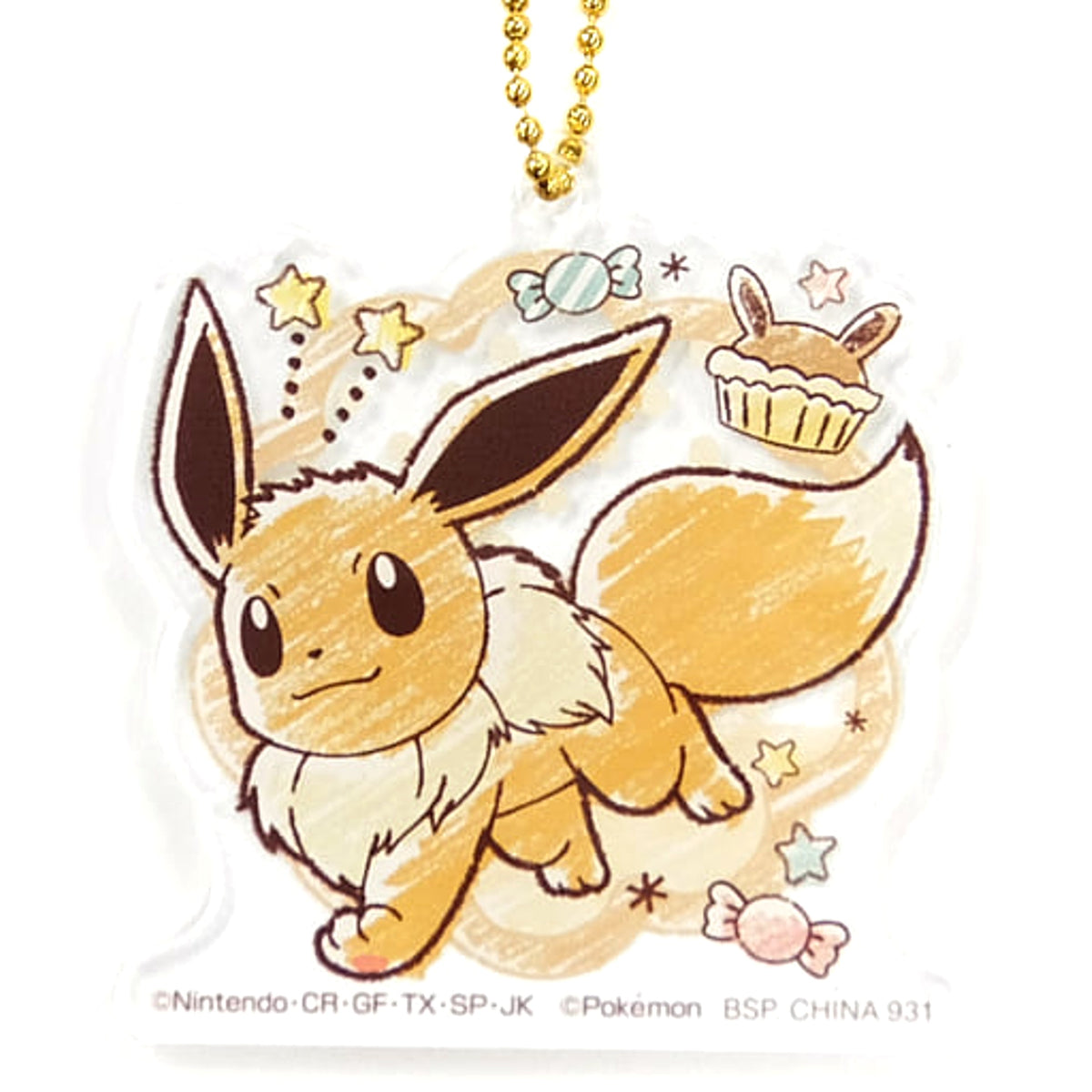 Pokemon Eevee Ichiban Kuji Mimikkyu's Sweets Party Acrylic Charms Prize H Charm [USED]