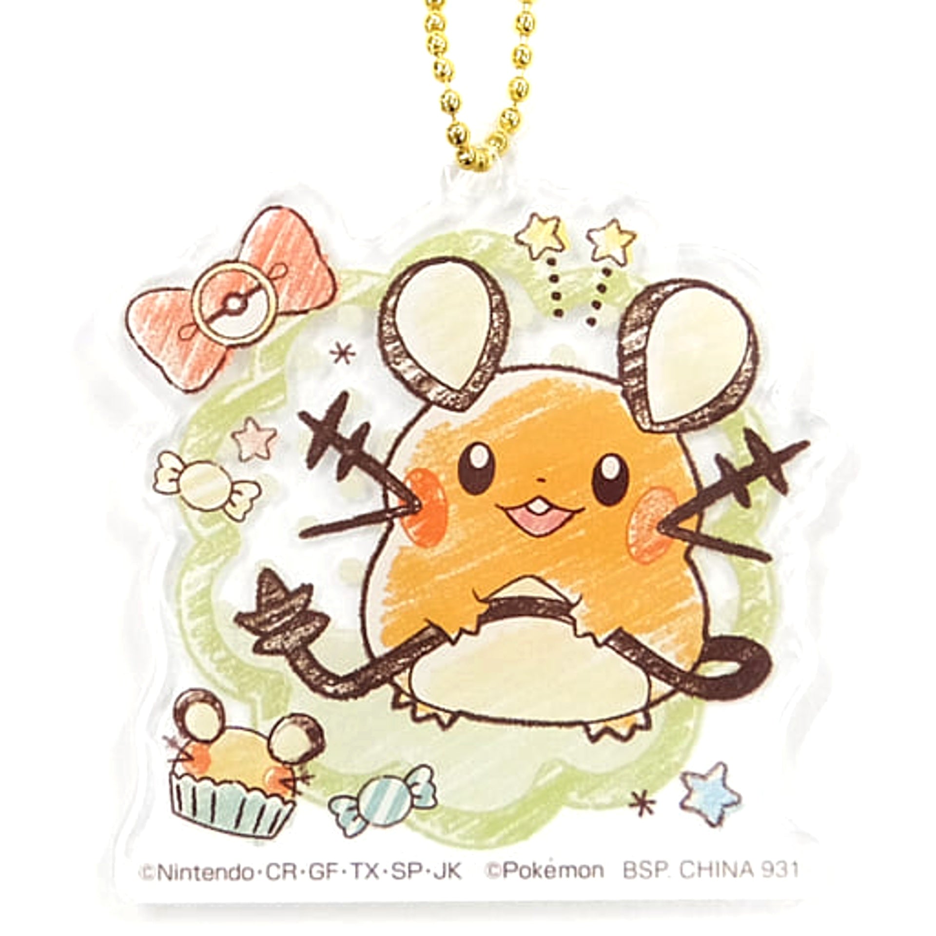 Pokemon Dedenne Ichiban Kuji Mimikkyu's Sweets Party Acrylic Charms Prize H Charm [USED]