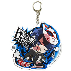 Persona 5 Yusuke Kitagawa Pita! Deformed Acrylic Keychain Plus Keychains [USED]