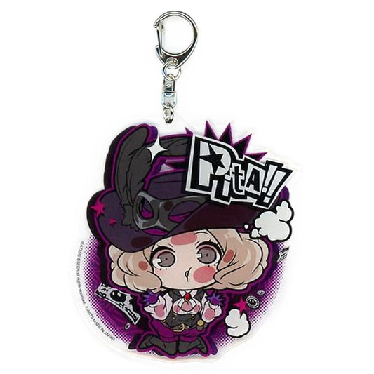 Persona 5 Haru Okumura Pita! Deformed Acrylic Keychain Plus Keychains [USED]