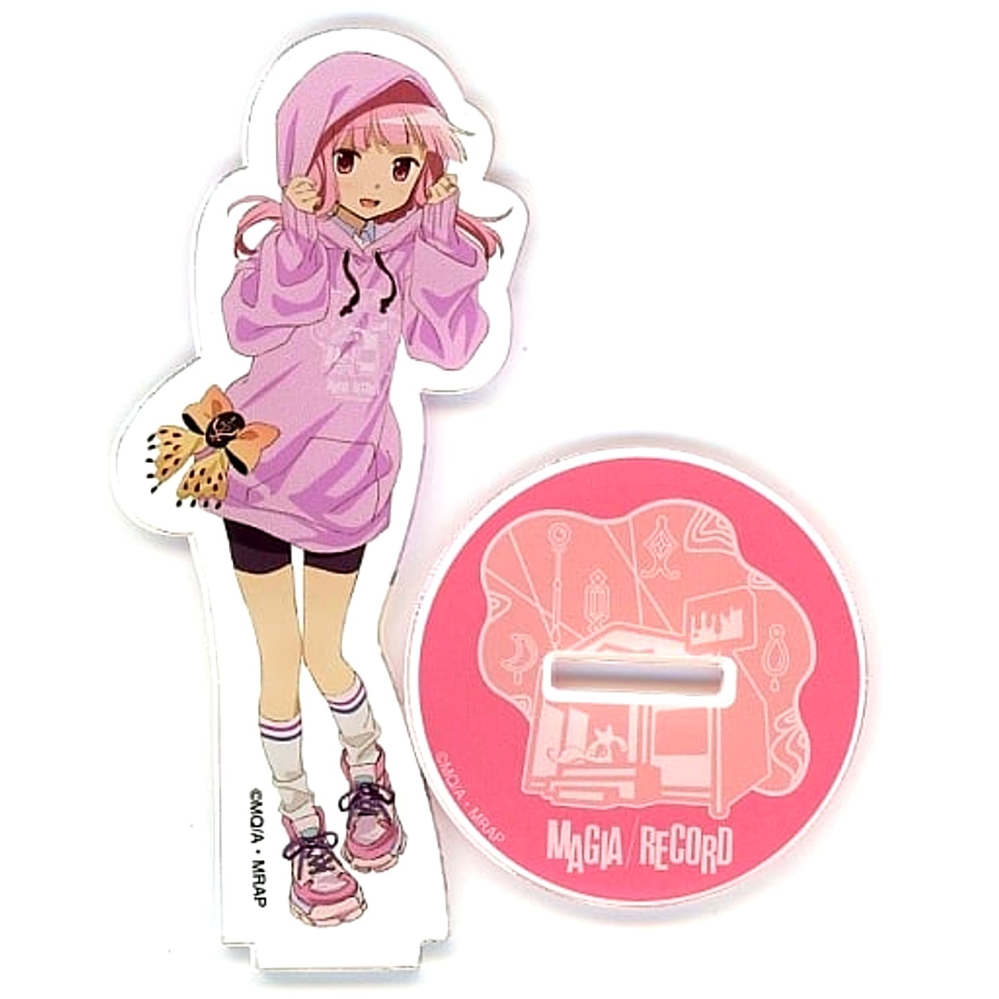 Iroha Tamaki Magia Record Puella Magi Madoka Magica Side Story Collaboration Illustration Village Vanguard Limited Acrylic Stand [USED]