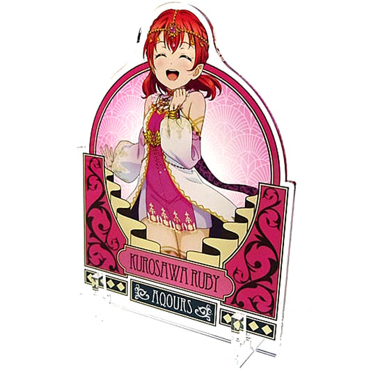 Ruby Kurosawa Aqours Spring Fairy Ver. Love Live! School Idol Festival Series 2021 Acrylic Stand Sega Collaboration Cafe [USED]