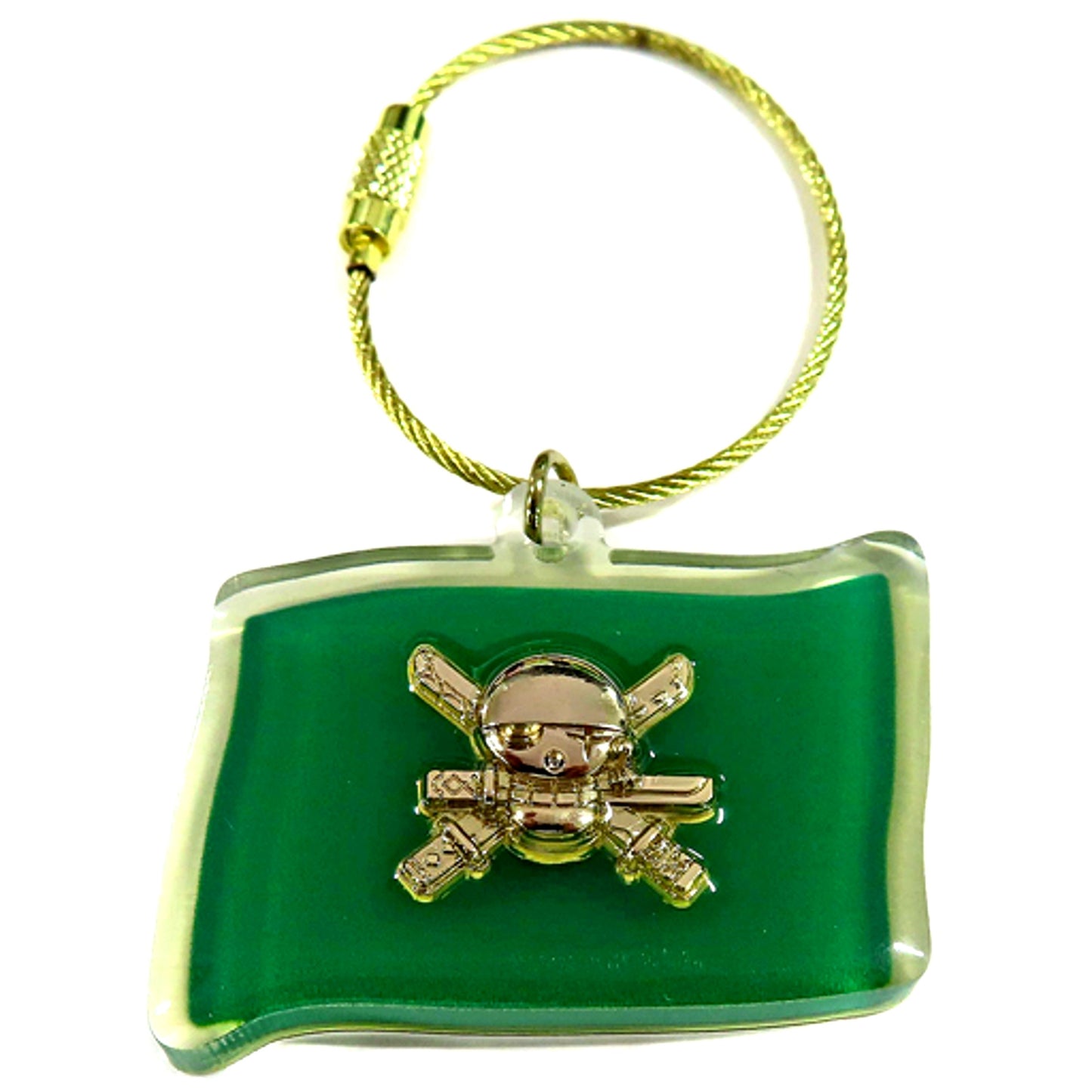Roronoa Zoro Serialization 20th Anniversary Memorial Keychain One Piece [USED]