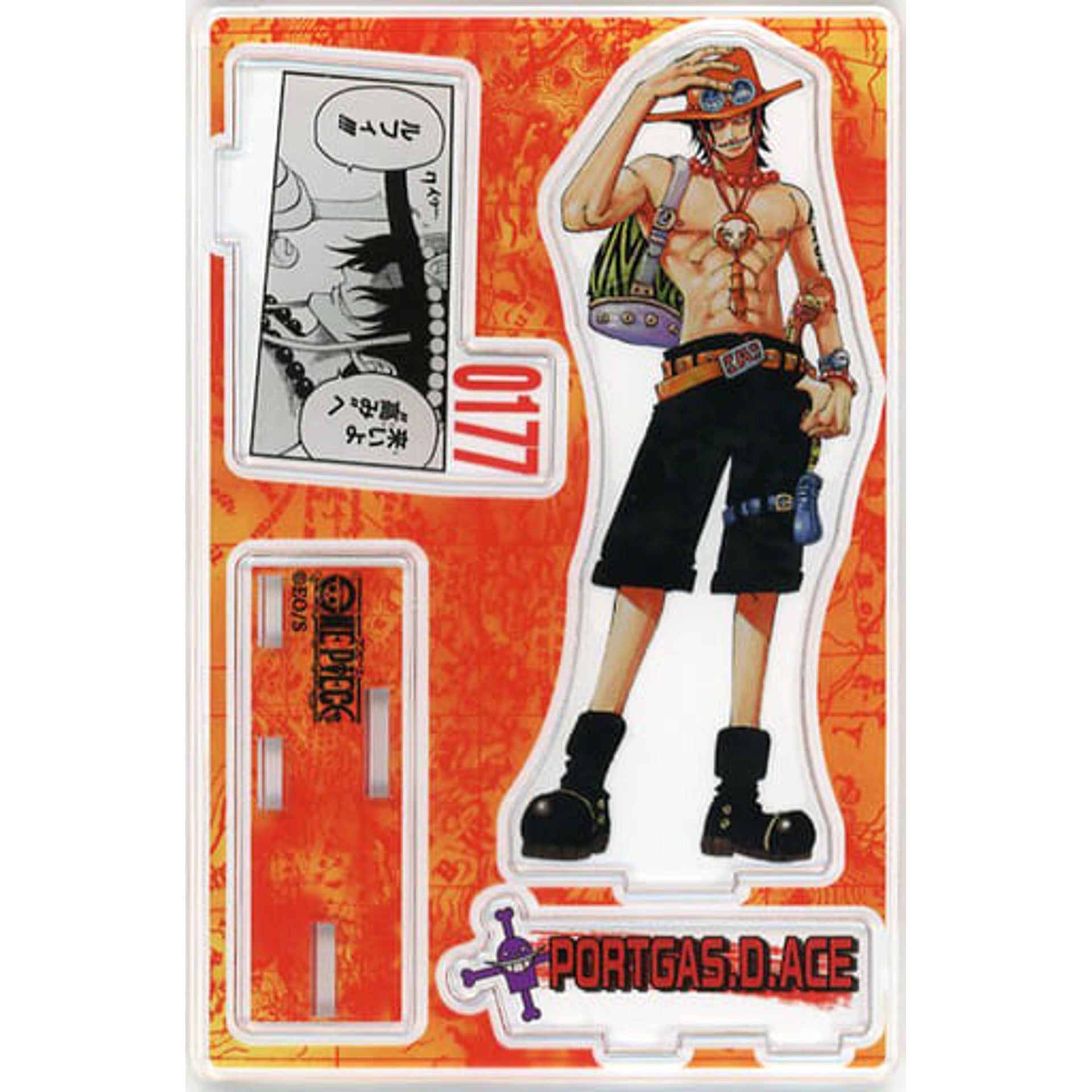 One Piece Portgas D. Ace Famous Scene Diorama figure Acrylic Item [USED]