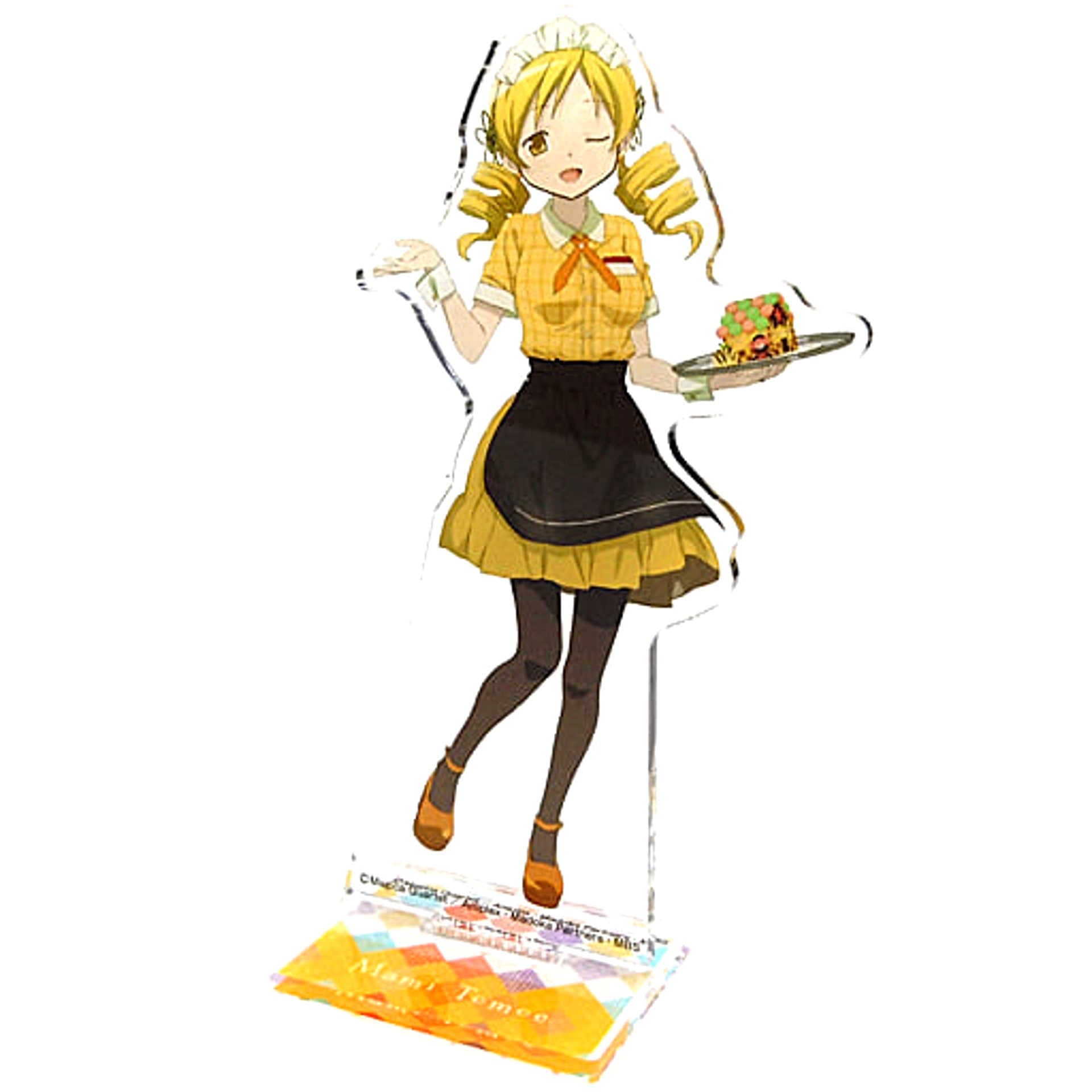 Puella Magi Madoka Magica Mami Tomoe Acrylic Stand Sweets Paradise Puella Magi Madoka Magica 10th Anniversary Exclusive Acrylic Stands [USED]