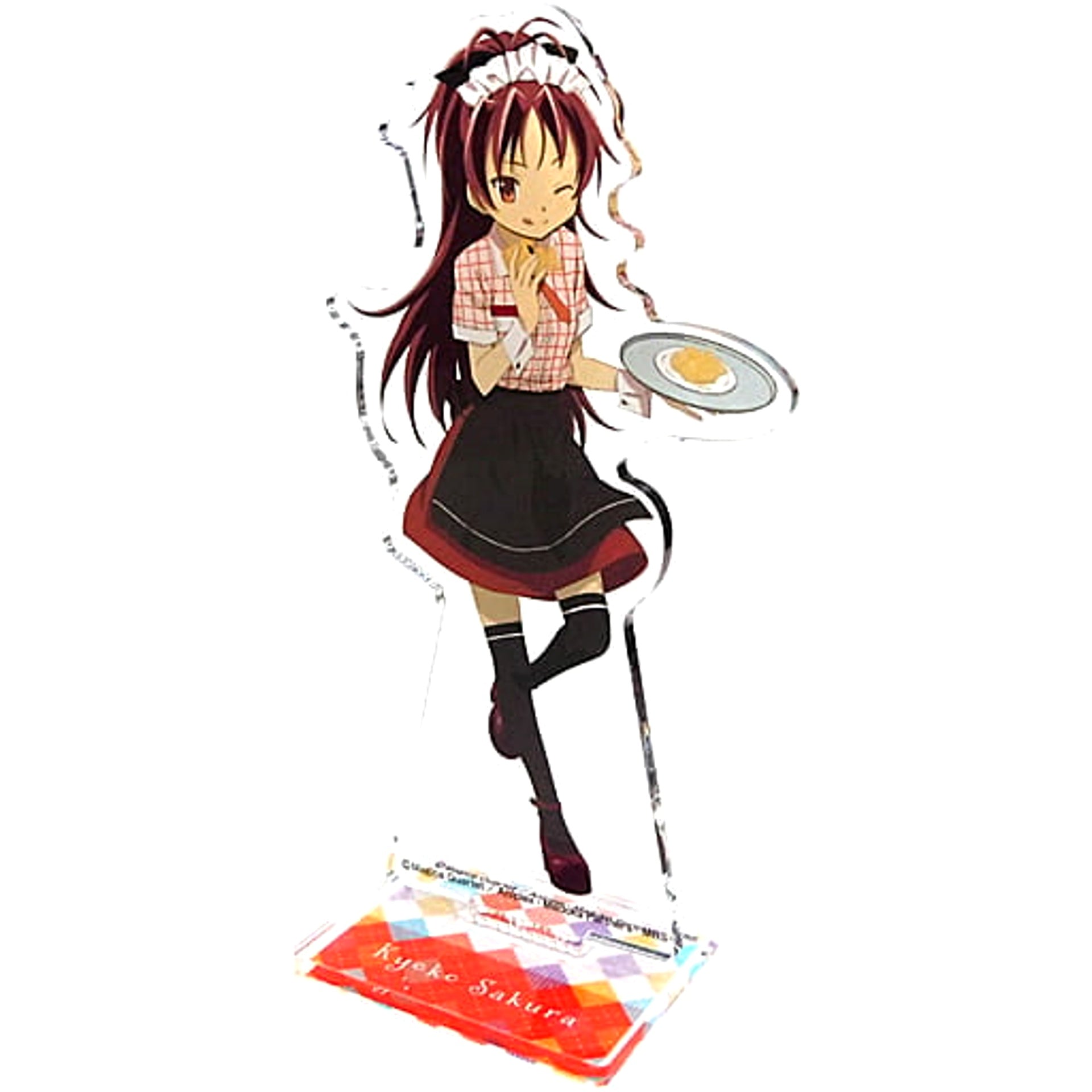 Puella Magi Madoka Magica Kyoko Sakura Acrylic Stand Sweets Paradise Puella Magi Madoka Magica 10th Anniversary Exclusive Acrylic Stands [USED]