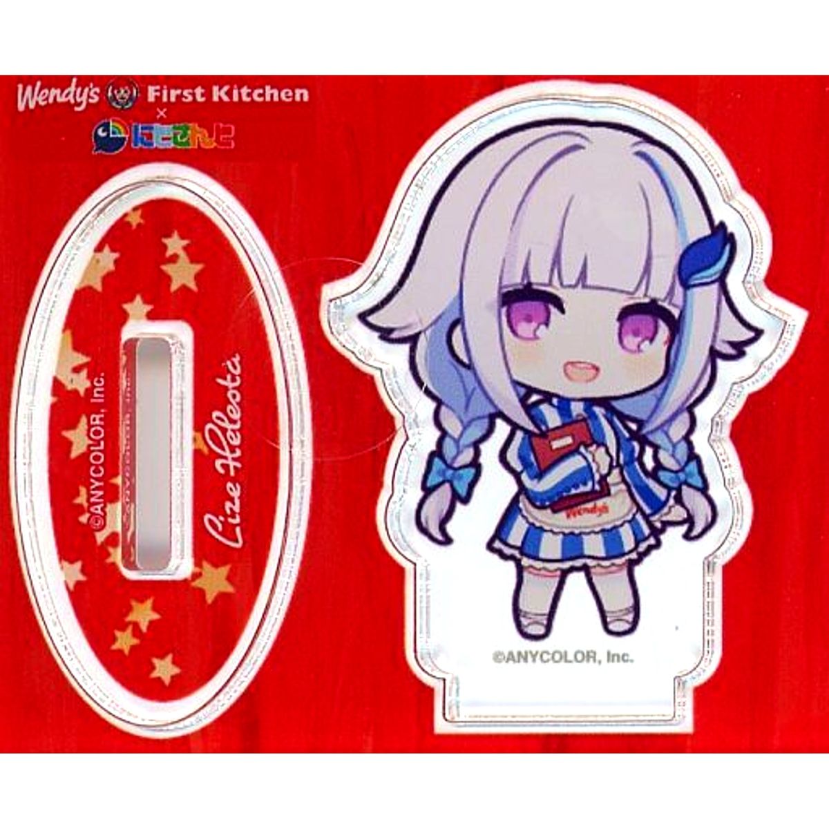 Lize Helesta Full Body Virtual YouTuber Nijisanji Wendy's First Kitchen Trading Acrylic Stand [USED]
