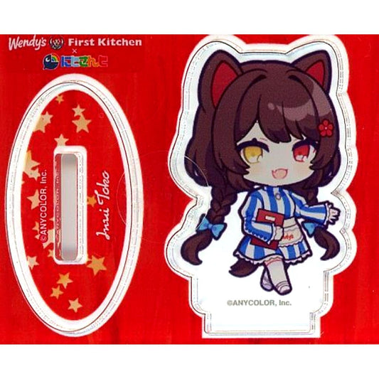 Inui Toko Full Body Trading Acrylic Stand Virtual YouTuber Nijisanji x Wendy's First Kitchen [USED]