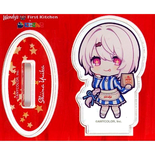 Shiina Yuika Full Body Trading Acrylic Stand Virtual YouTuber Nijisanji x Wendy's First Kitchen [USED]