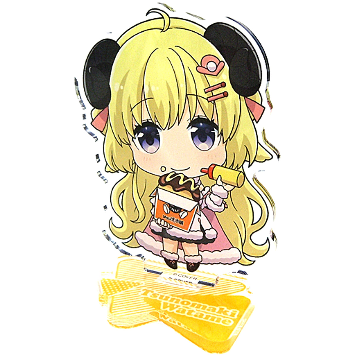 Tsunomaki Watame Virtual YouTuber Hololive x Bakudanyakihonpo Trading Acrylic Stand [USED]