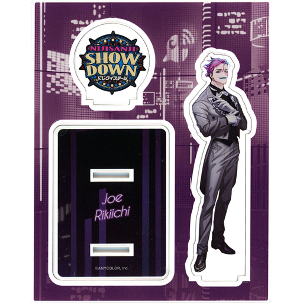 Joe Rikiichi Virtual YouTuber Nijisanji Acrylic Stand NIJISANJI SHOW DOWN [USED]