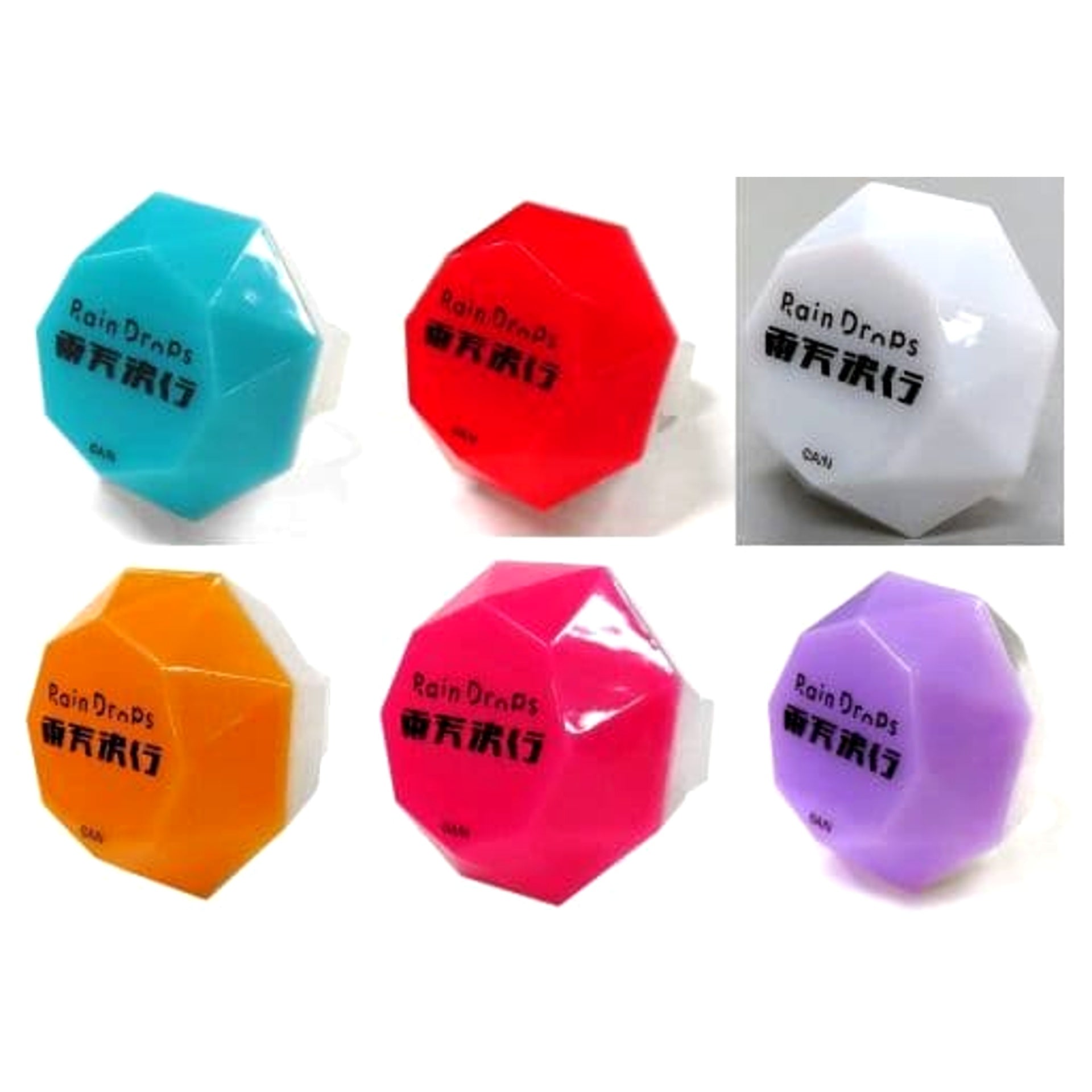 VTuber Nijisanji Ryushen & Others All 6 Types Set Rain Drops Random Ring Light First One-Man Live Uten Kekko Exclusive [USED]