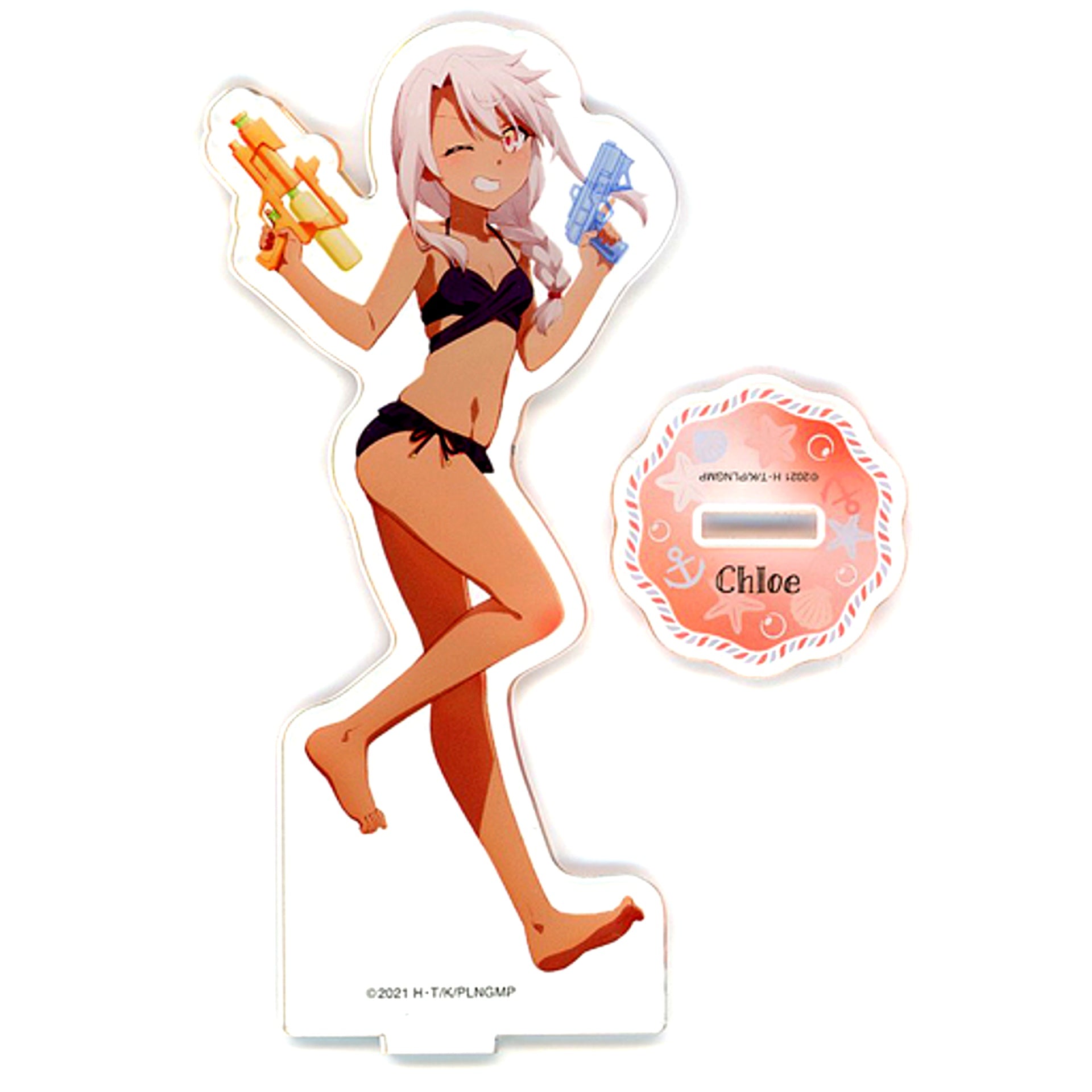 Chloe von Einzbern Life-size B-3 Prize Acrylic Stand Kujibikido Movie Fate/kaleid liner Prisma Illya Licht [USED]