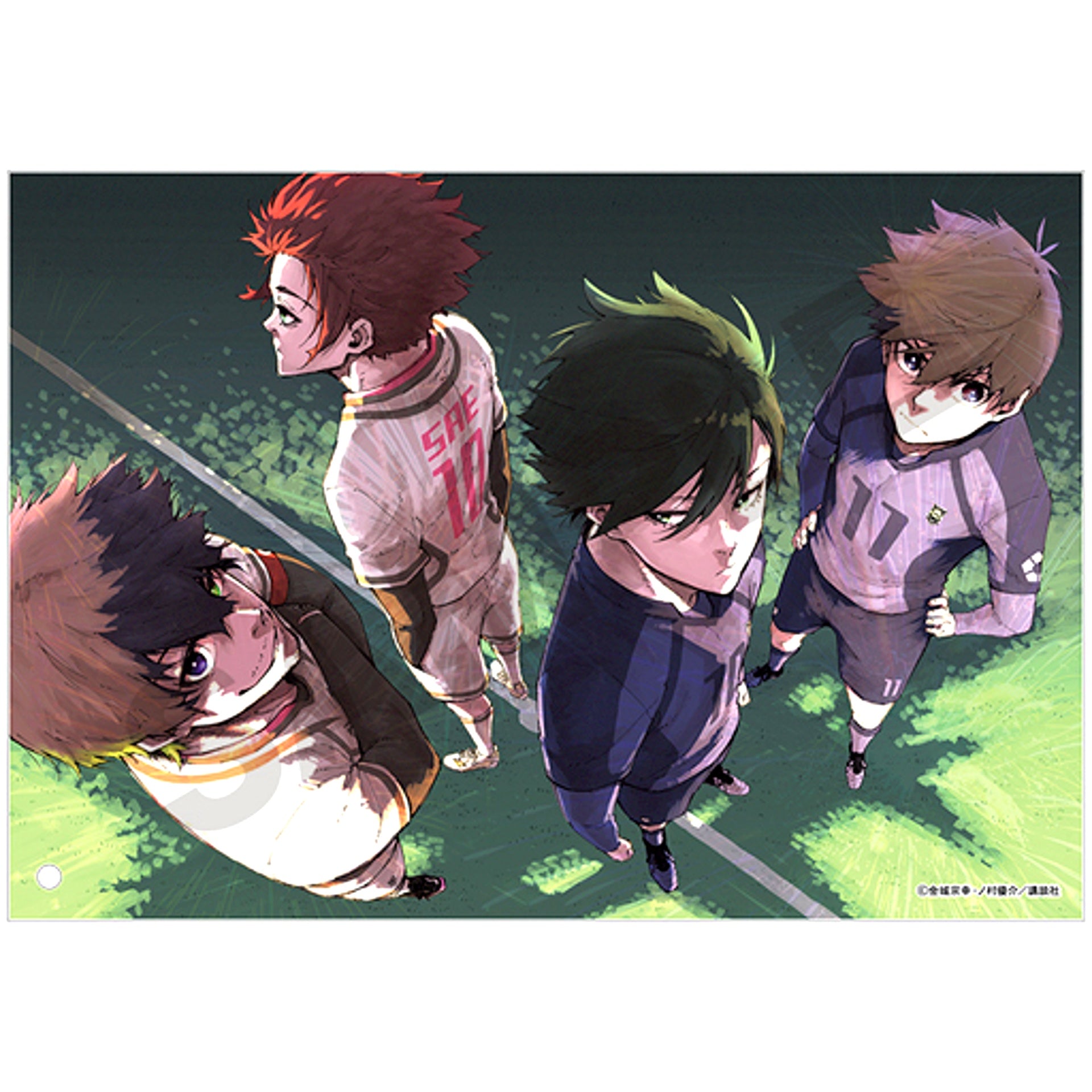 Group Green Blue Lock Acrylic Panel [USED]