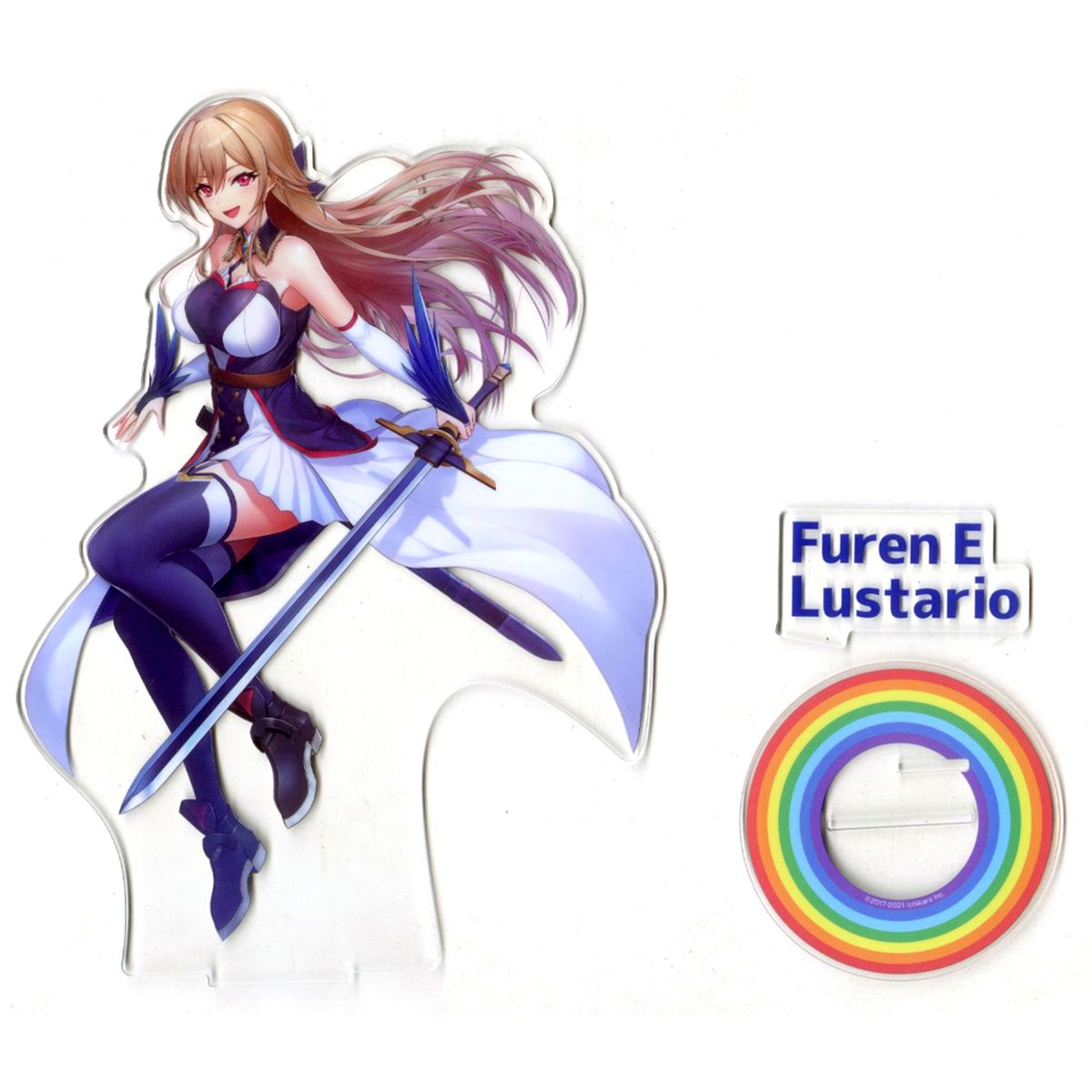 Furen E Lustario Large Acrylic Stand Virtual YouTuber Nijisanji New Visual Goods Vol. 9 [USED]