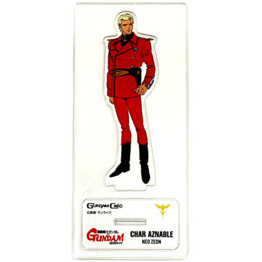 Char Aznable Mobile Suit Gundam Char's Counterattack Acrylic Stand GUNDAM Cafe Ltd [USED]