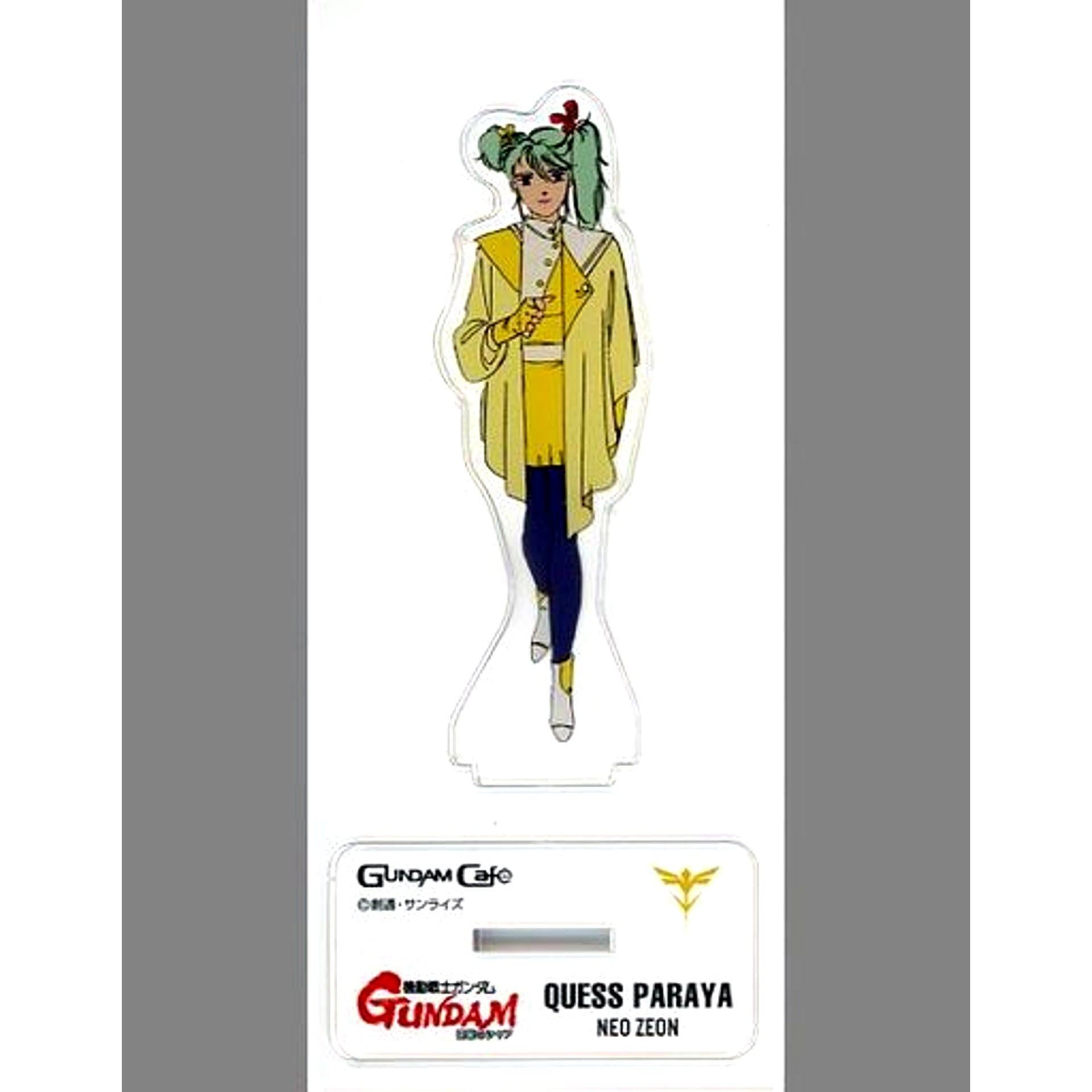 Quess Paraya Mobile Suit Gundam Char's Counterattack Acrylic Stand GUNDAM Cafe Ltd [USED]