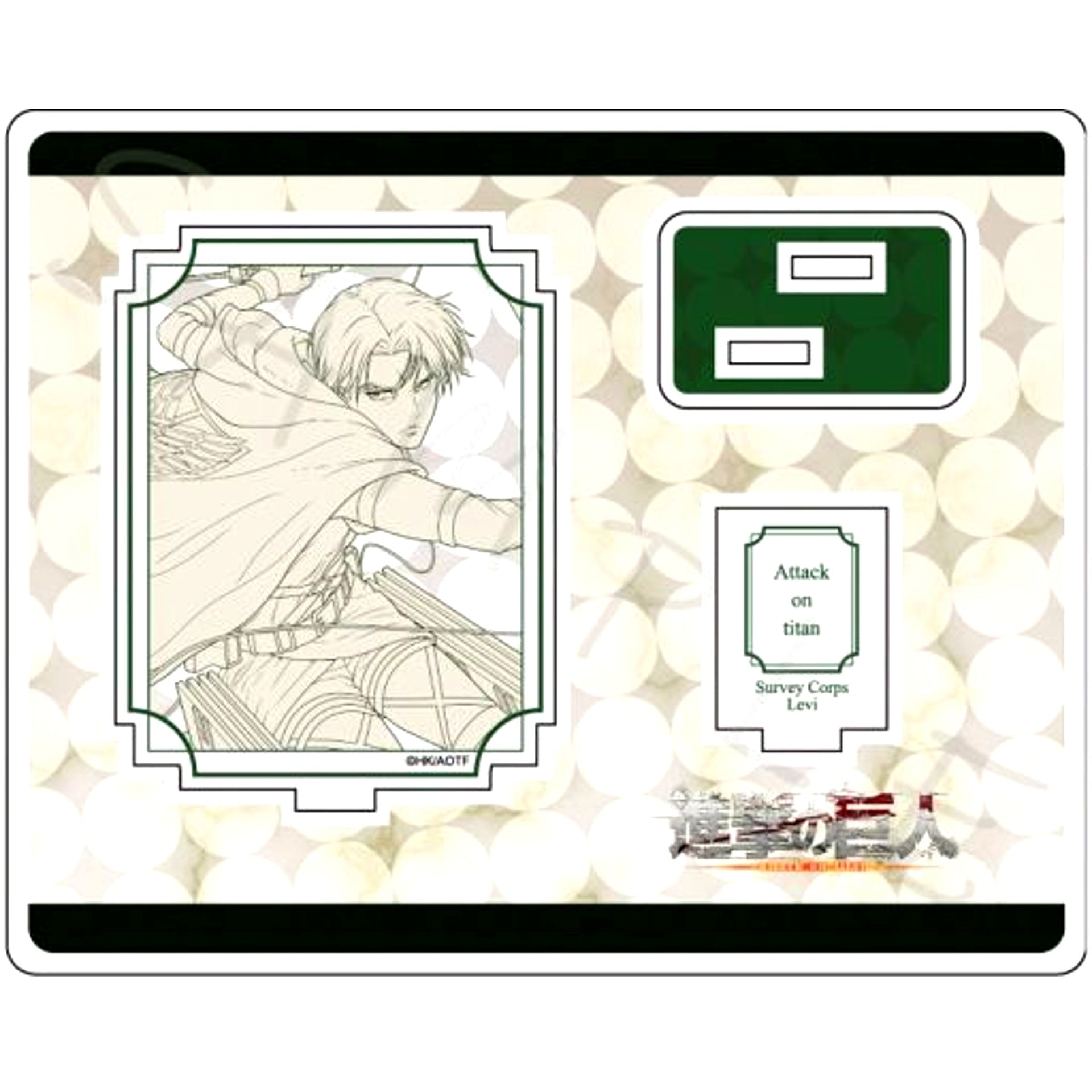 Levi F. Line Art Attack on Titan The Final Season Acrylic Stand [USED]