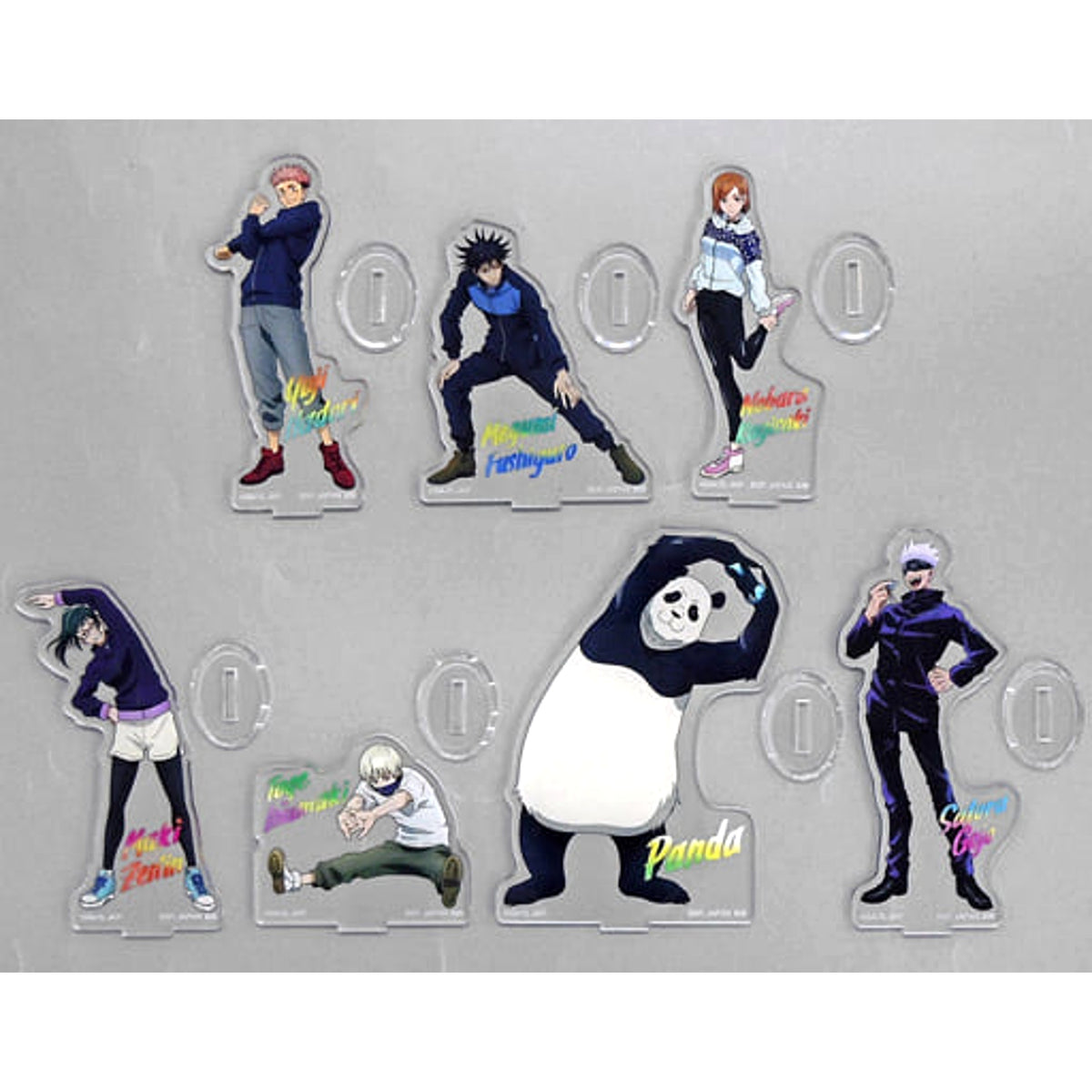 Jujutsu Kaisen Yuji Itadori & Others All 7 Types Set Ichiban Kuji Two Acrylic Stand Prize E Acrylic Stands [USED]