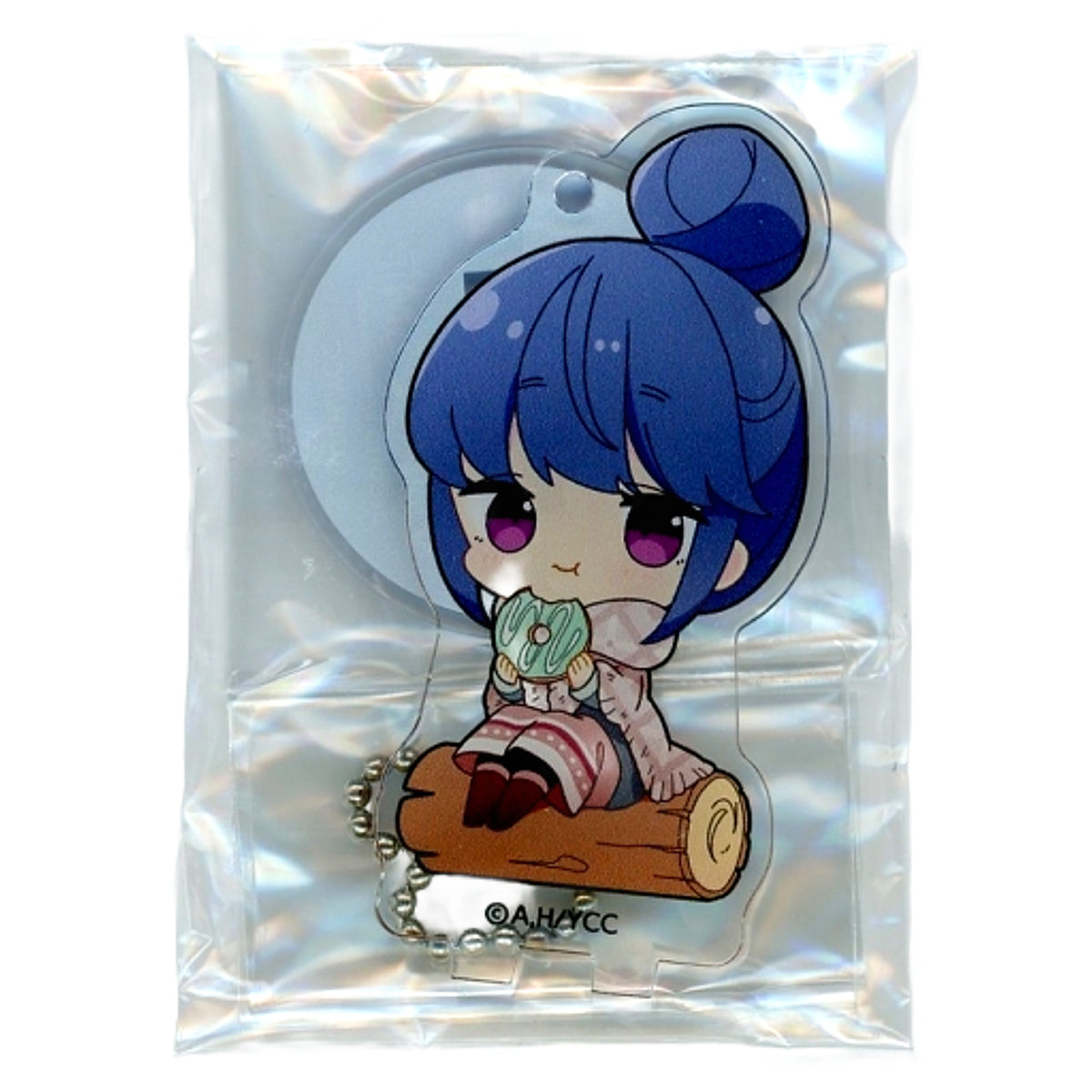 Laid-Back Camp Rin Shima Trading Acrylic Stand Keychain Decotto by animatecafe Limited Keychains [USED]